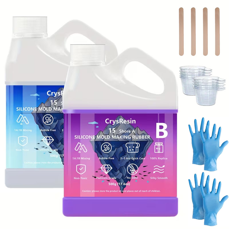 Candle Making Kits - 2 Flaconi da 500ml di Silicone