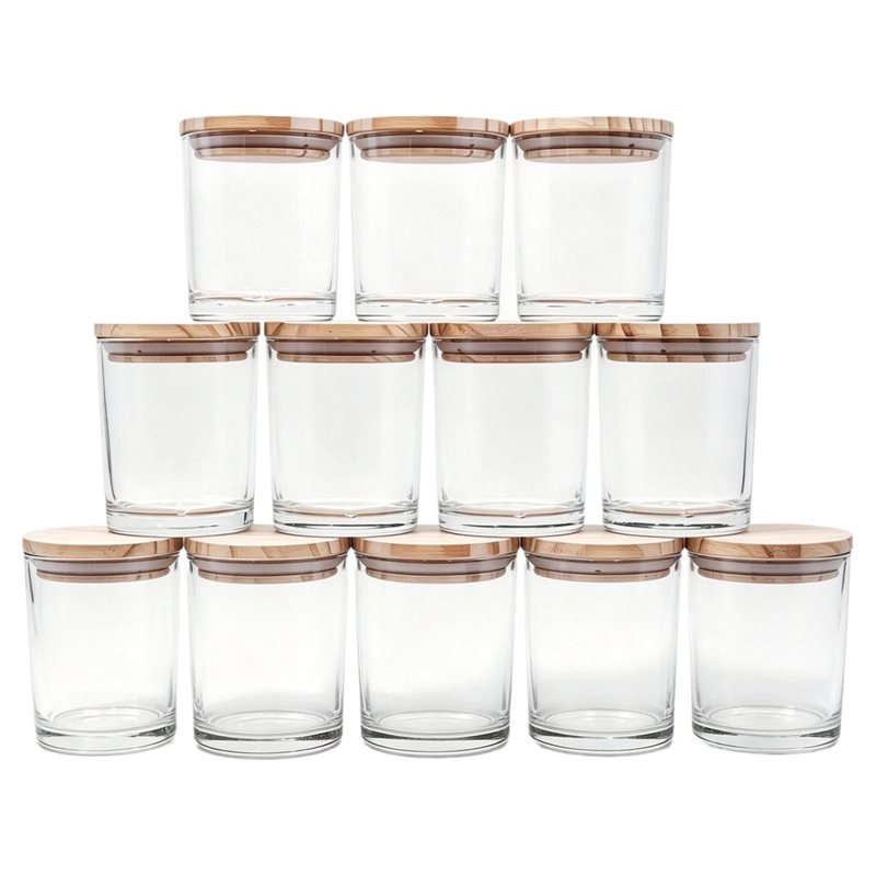 Candle Making Jars With Lids - M11K - Vasetti Vuoti per Candele