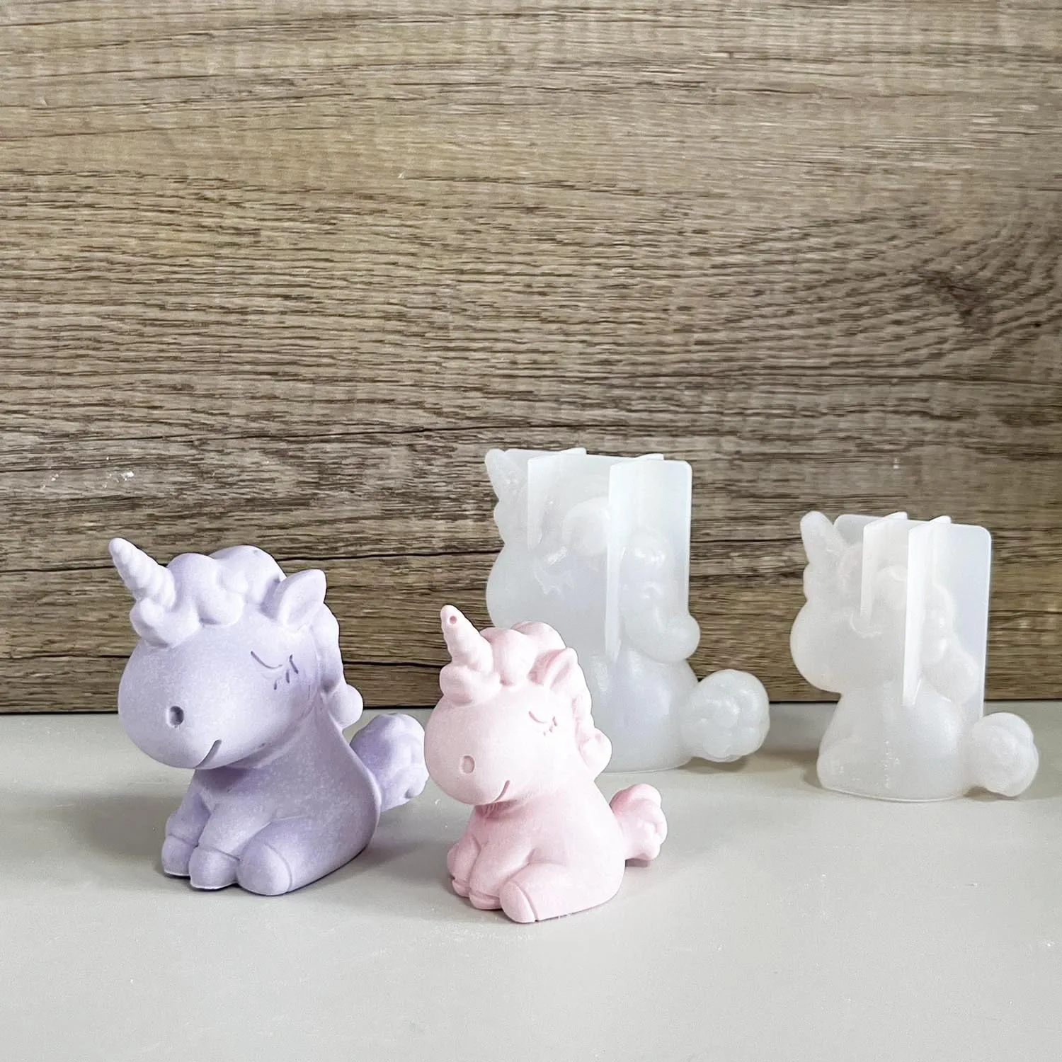 Candle Making Tutorial - 3D geometrica in silicone unicorno gatto