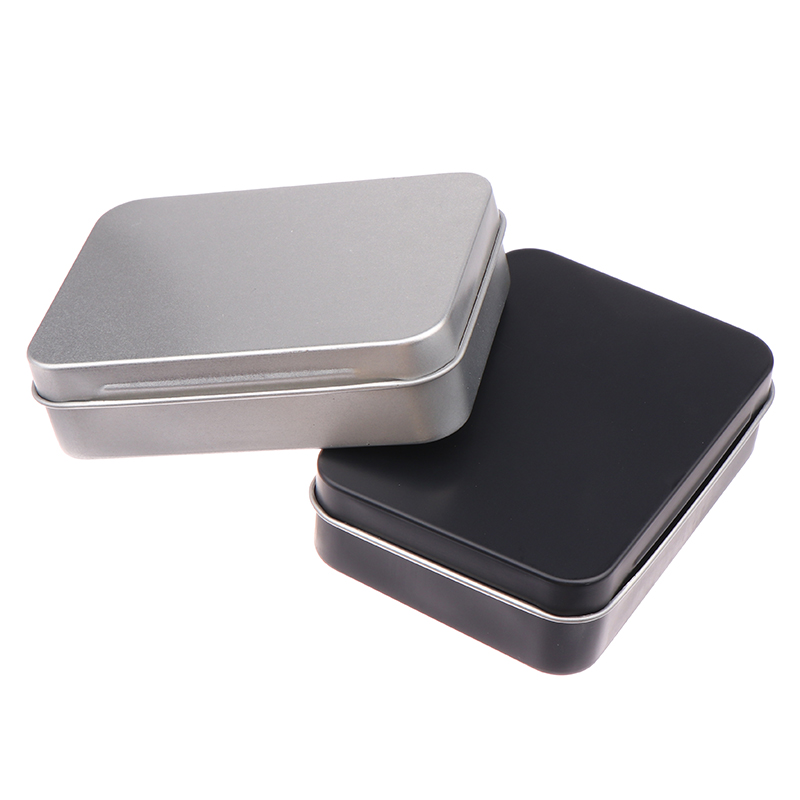 Tin Container Lid - 1 pezzo di scatola di stoccaggio