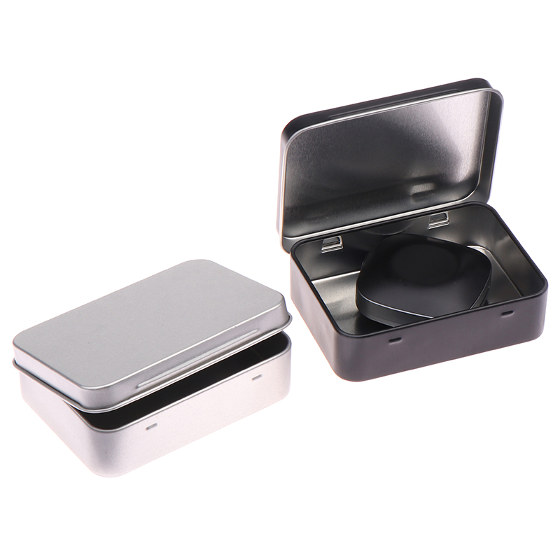 Tin Container Lid - Scatola di immagazzinaggio in ferro per