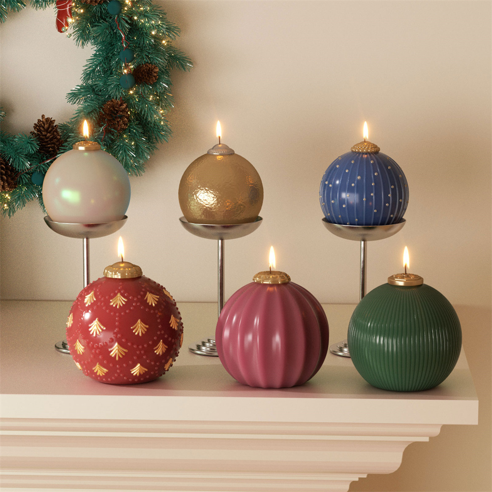 Candle Making Kits - Nicole Christmas Bauble Candela Stampo in