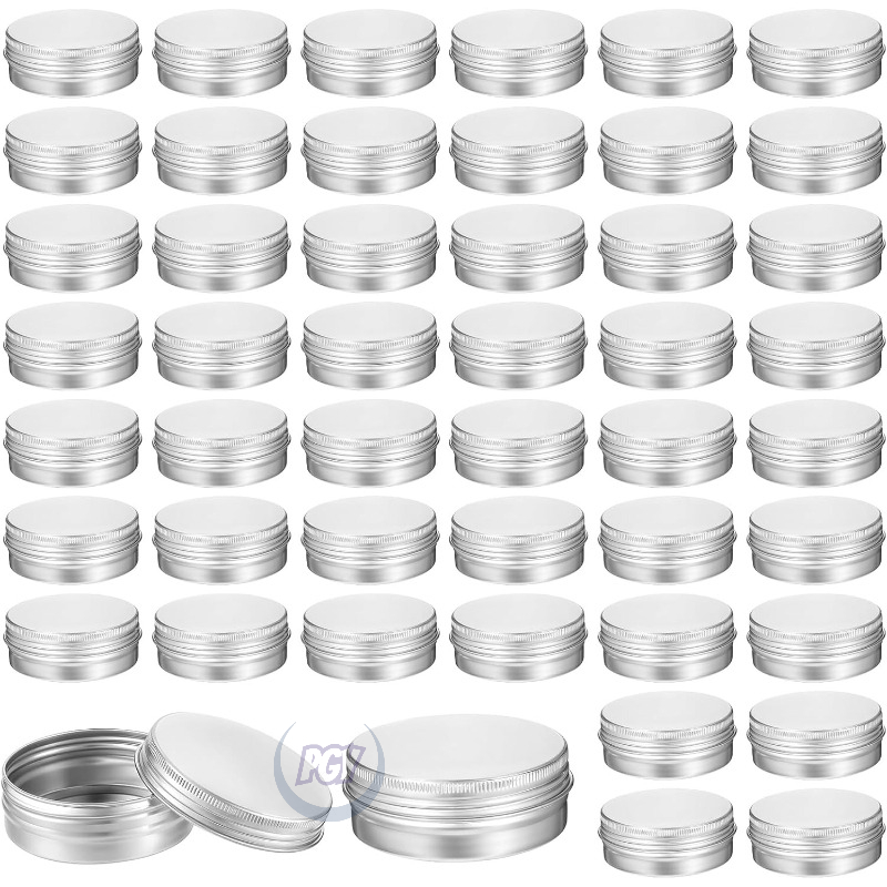 Tin Container Lid - Barattoli rotondi con tappo a vite