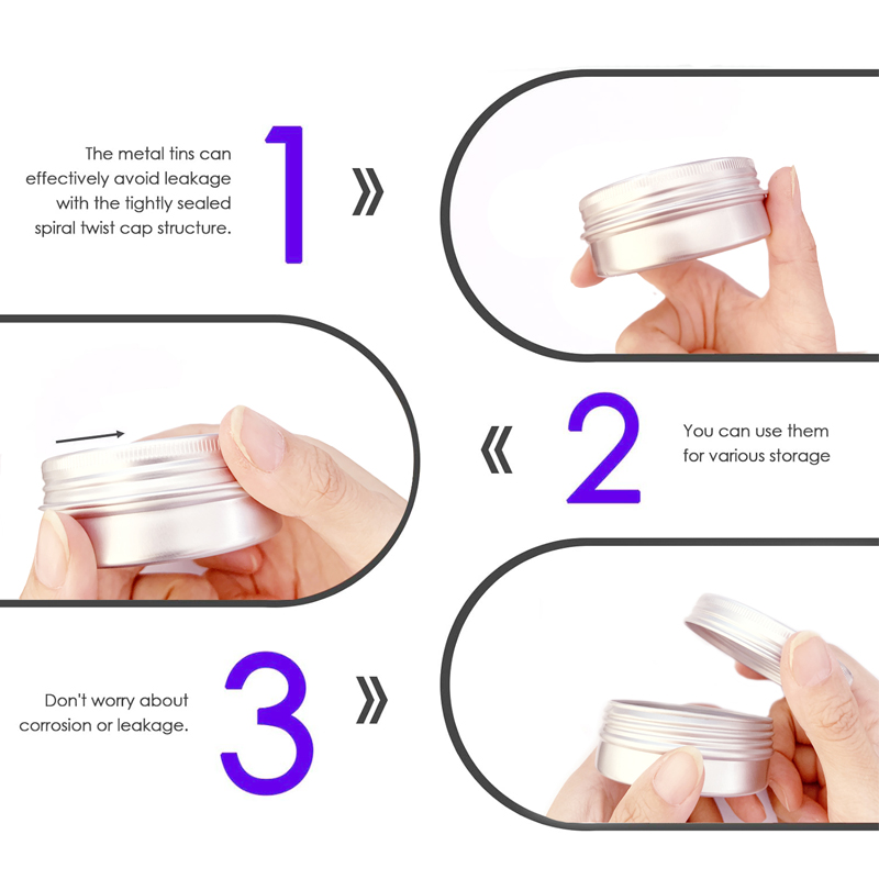 1/5/10 pz 5-250 ml Scatole di  - Tin Container Lid recensione e prezzo
