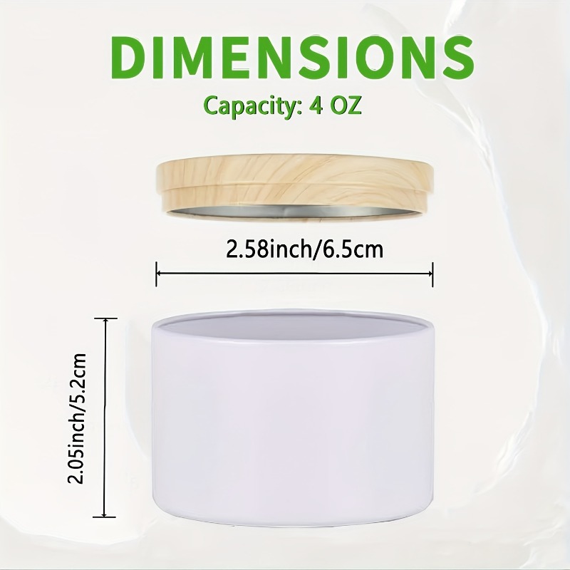 Barattolo di candela in metall - Candle Making Jars With Lids recensione e prezzo