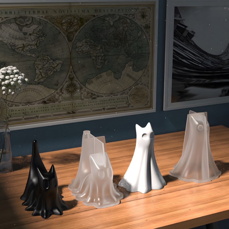 Gatto fantasma Halloween Ornam - Candle Making Tutorial recensione e prezzo