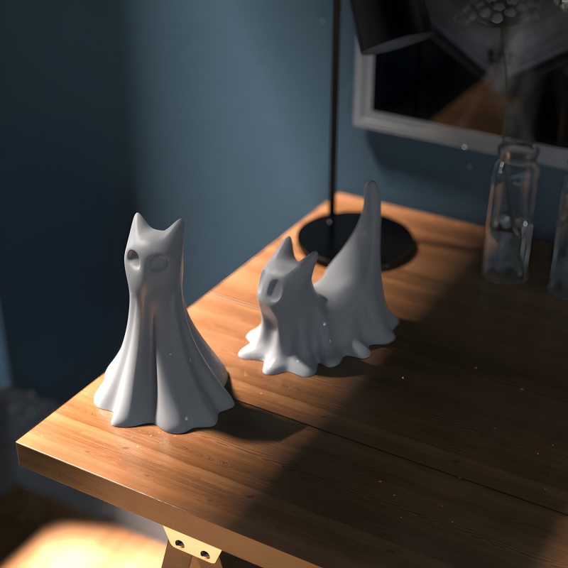 Gatto fantasma Halloween Ornam - Candle Making Tutorial recensione e prezzo