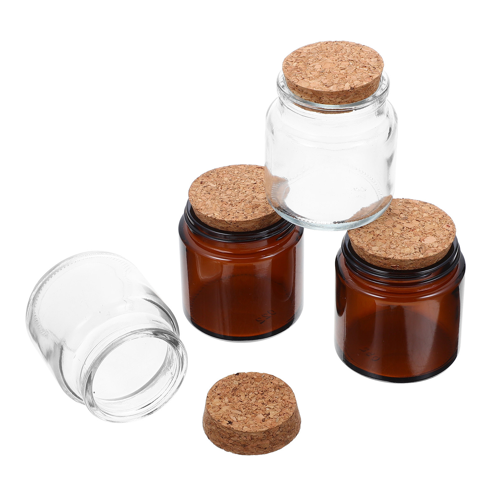Set da 4 barattoli di vetro di - Candle Making Jars With Lids recensione e prezzo