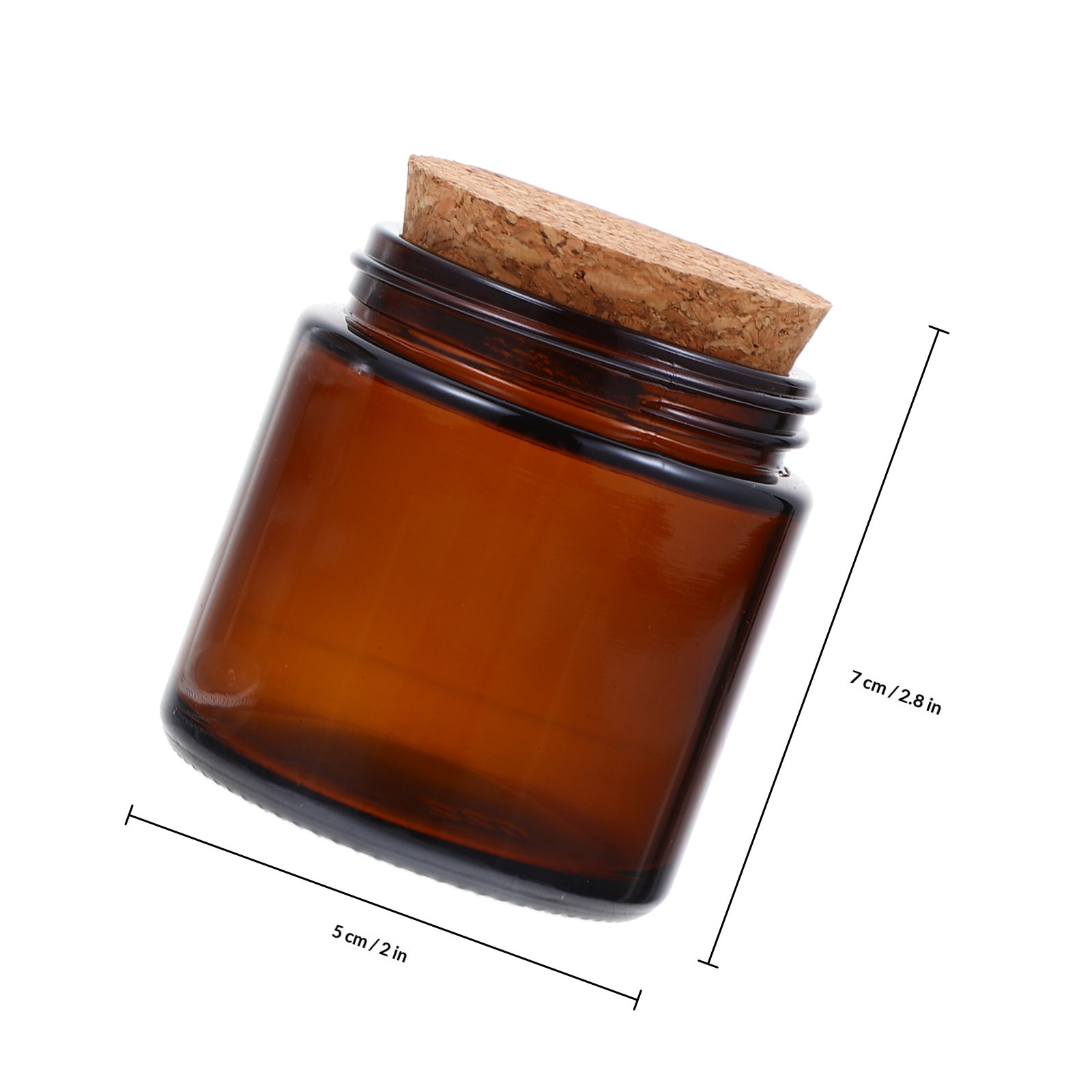 Set da 4 barattoli di vetro di - Candle Making Jars With Lids recensione e prezzo