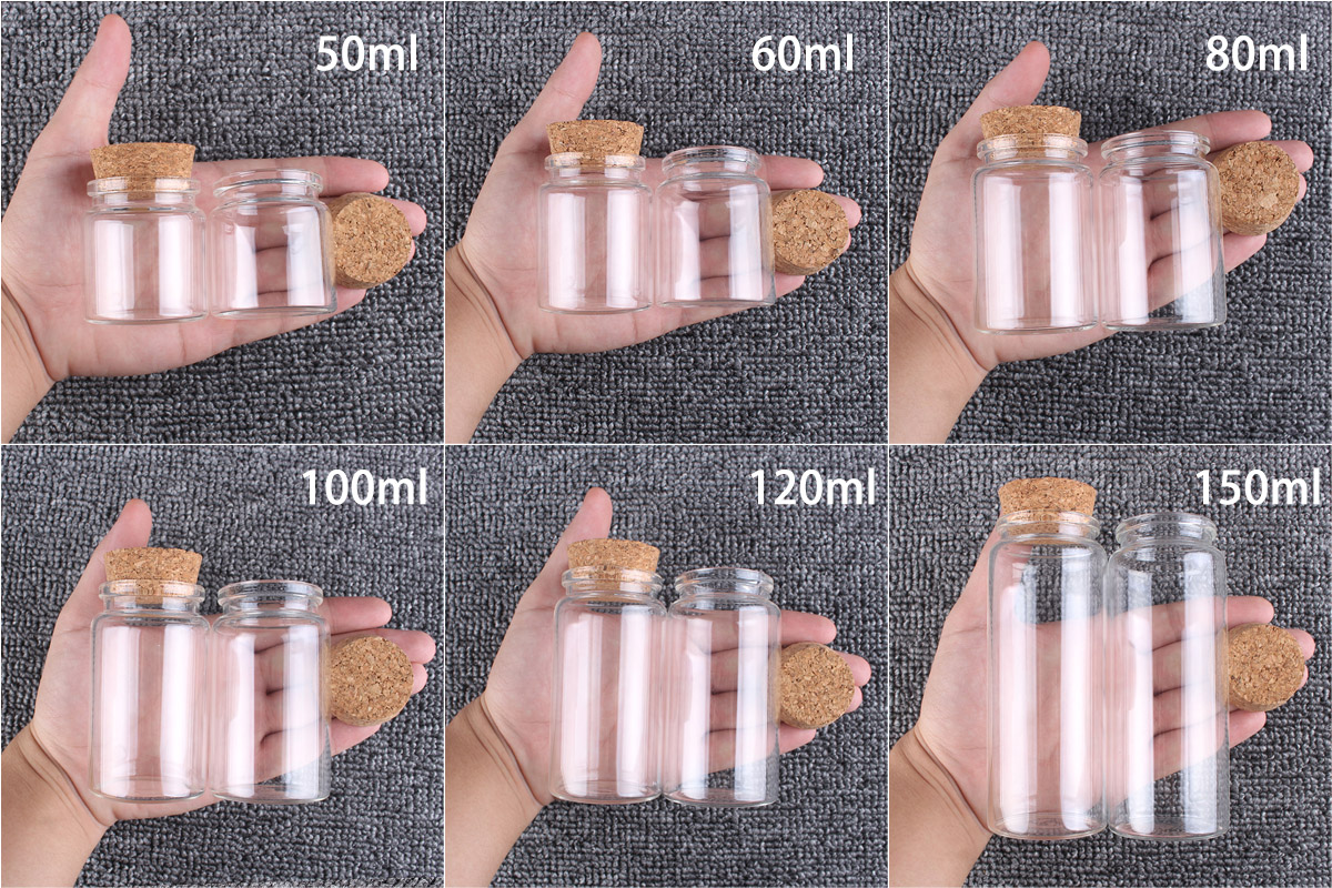 2 pz/lotto 50ml 60ml 80ml 100m - Candle Making Jars With Lids recensione e prezzo