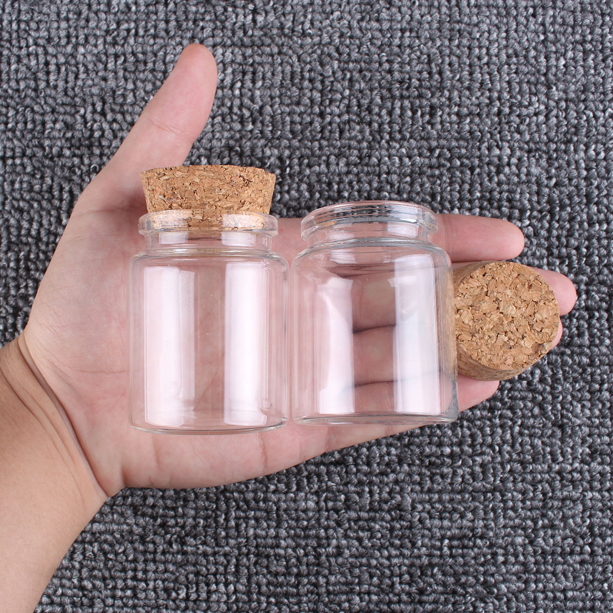2 pz/lotto 50ml 60ml 80ml 100m - Candle Making Jars With Lids recensione e prezzo