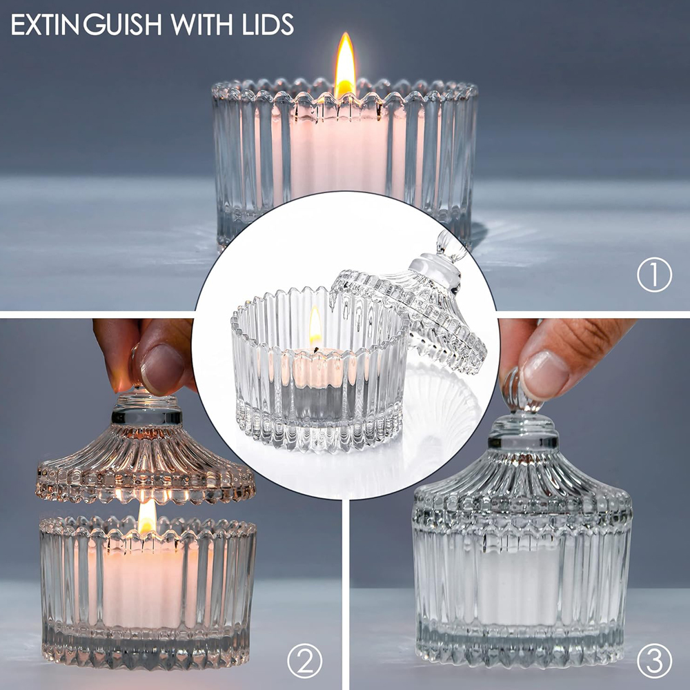 Portacandele votivi con coperc - Candle Making Jars With Lids recensione e prezzo