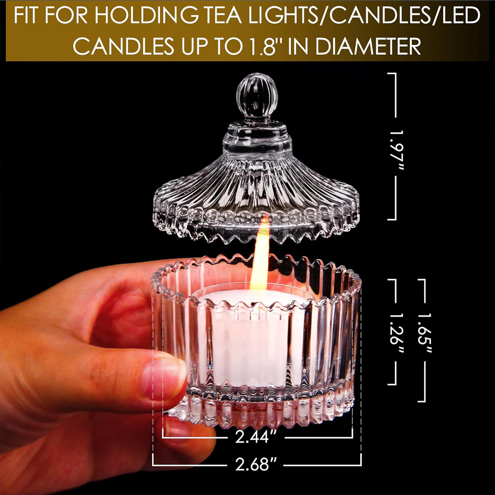 Portacandele votivi con coperc - Candle Making Jars With Lids recensione e prezzo