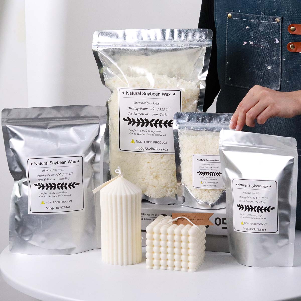 100/250/500/1000g Fiocco di ce - Candle Making Kits recensione e prezzo