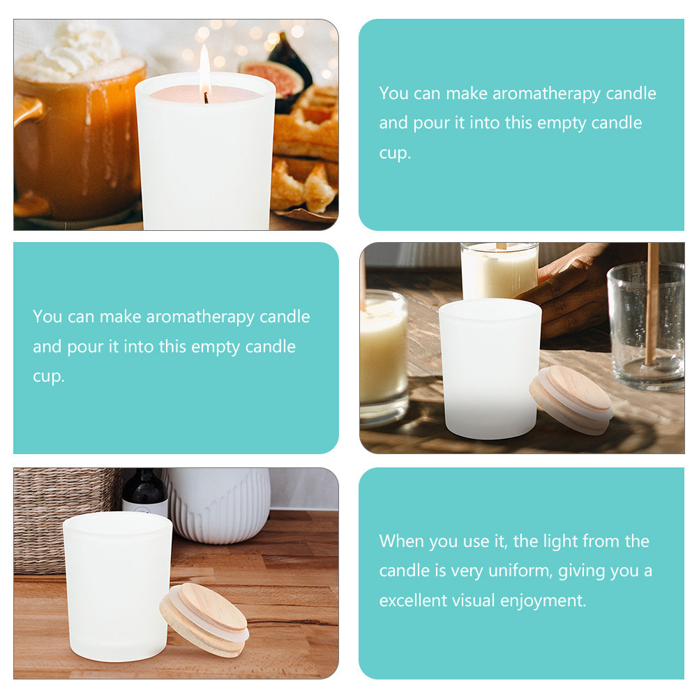 Barattoli di vetro vuoti, cont - Candle Making Jars With Lids recensione e prezzo