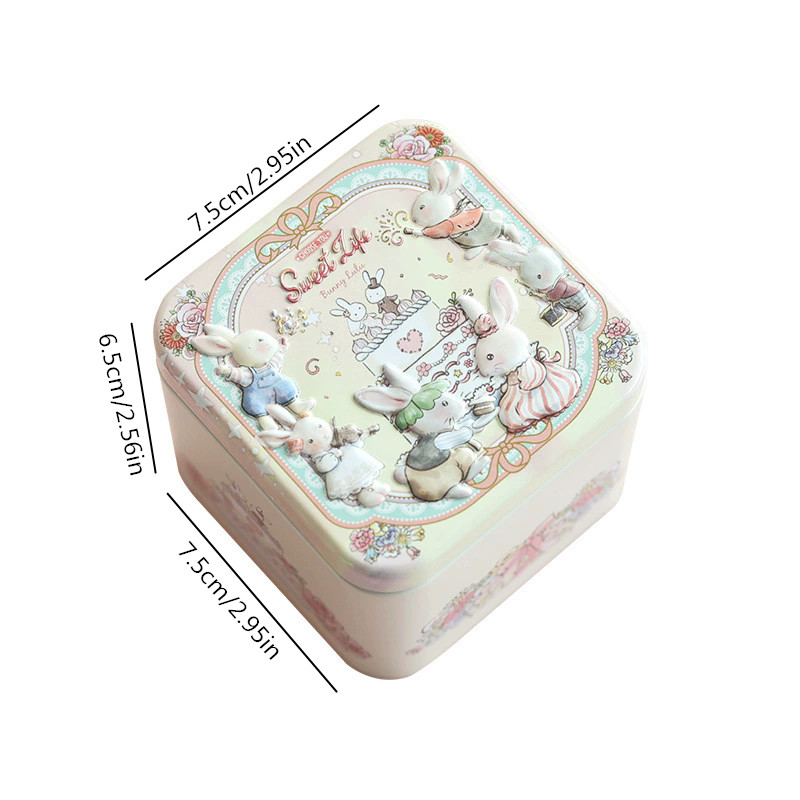 1 Pezzo Scatola Quadrata in Me - Tin Container Lid recensione e prezzo