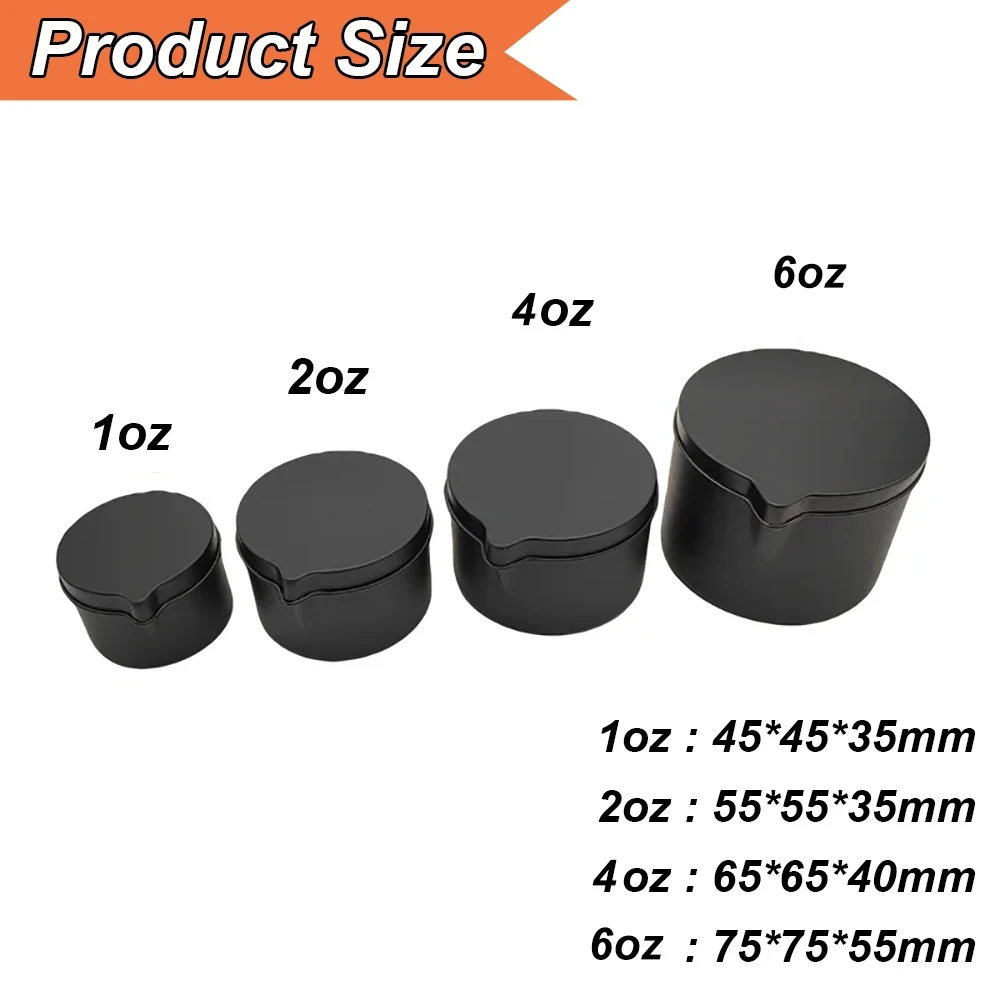 12PCS Scatole di metallo nero  - Candle Making Jug recensione e prezzo