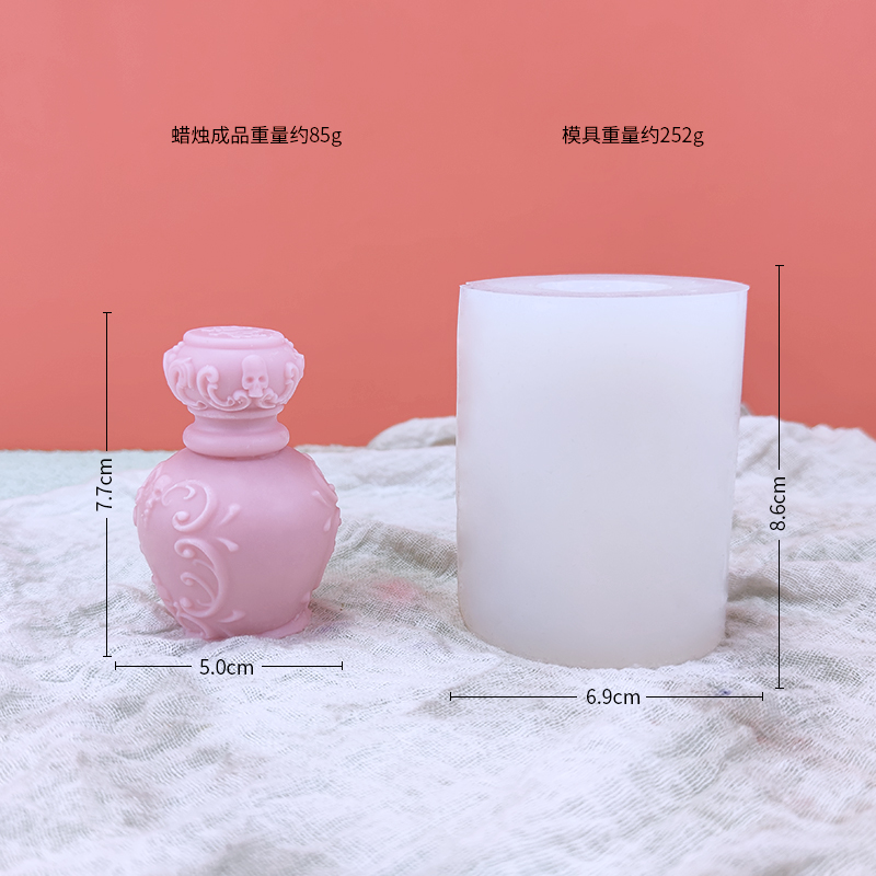 Bottiglia di profumo retrò 3D  - Candle Making And Perfume recensione e prezzo